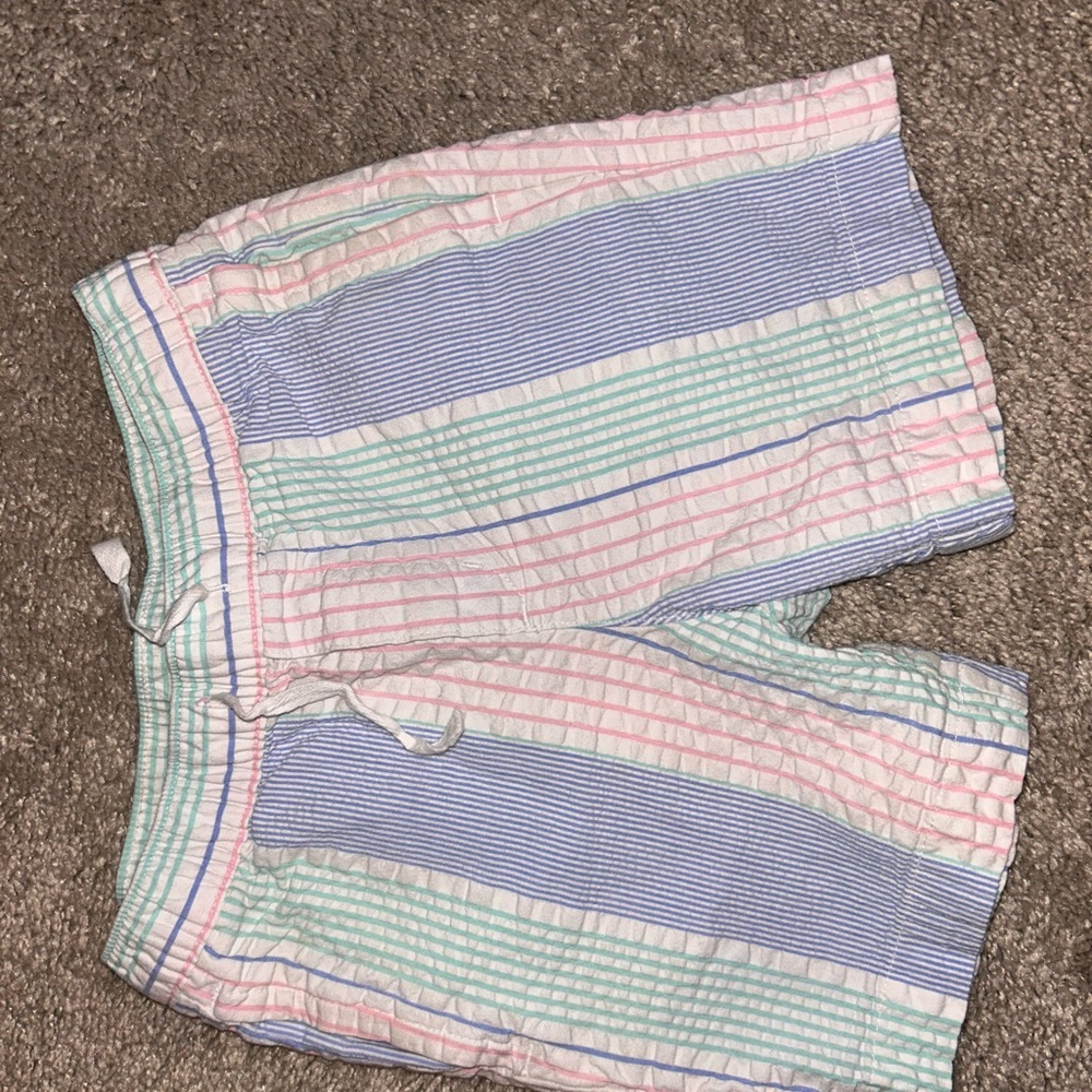 Janie and Jack Pastel Striped Shorts